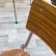Set of 4 retro chairs in formica