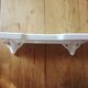Tablet, white porcelain wall shelf