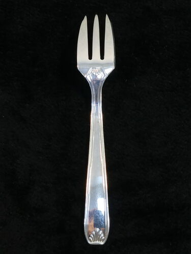 12 fourchettes a gateaux en métal argenté