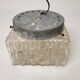 Glass ceiling light 1950s