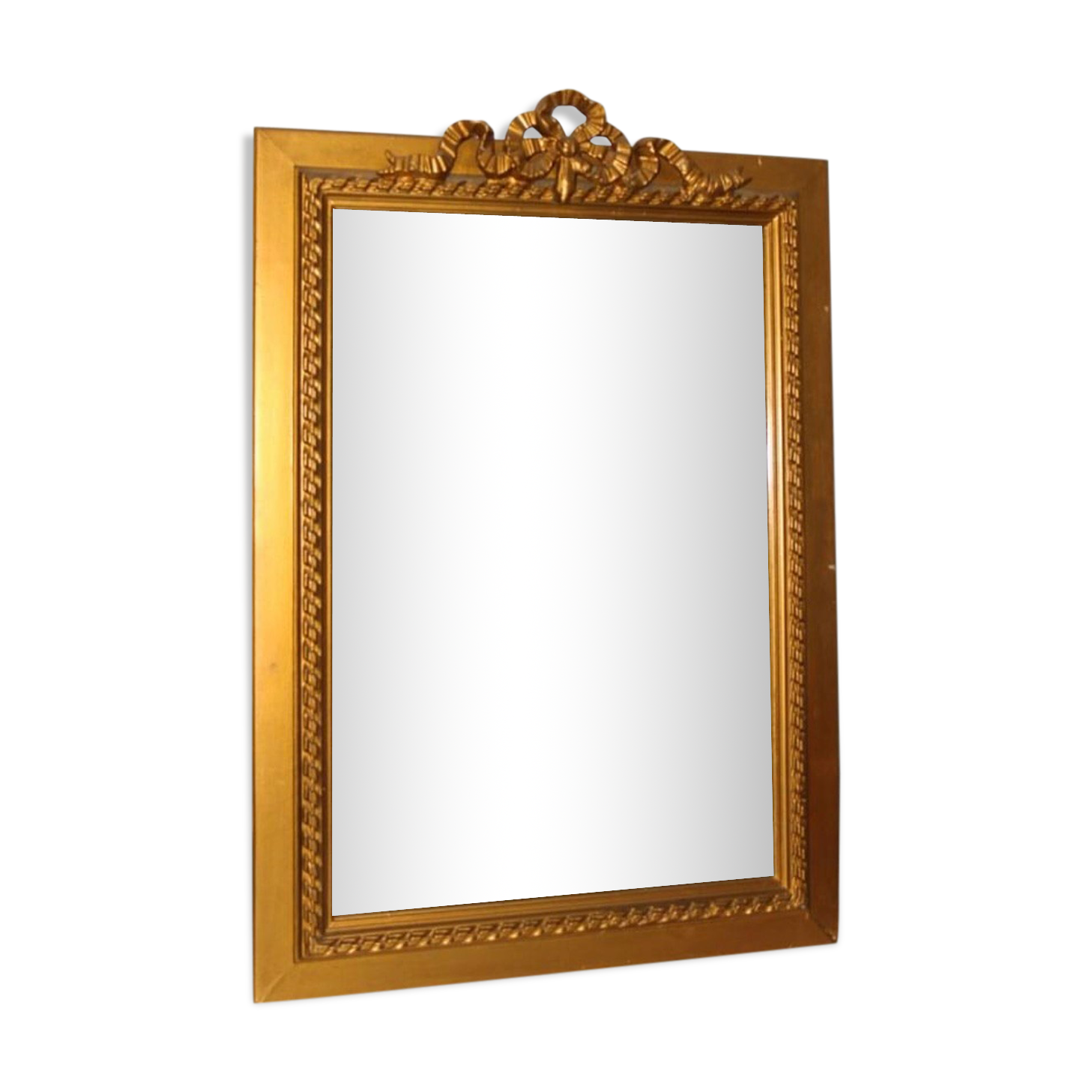 Rectangle mirror with knot