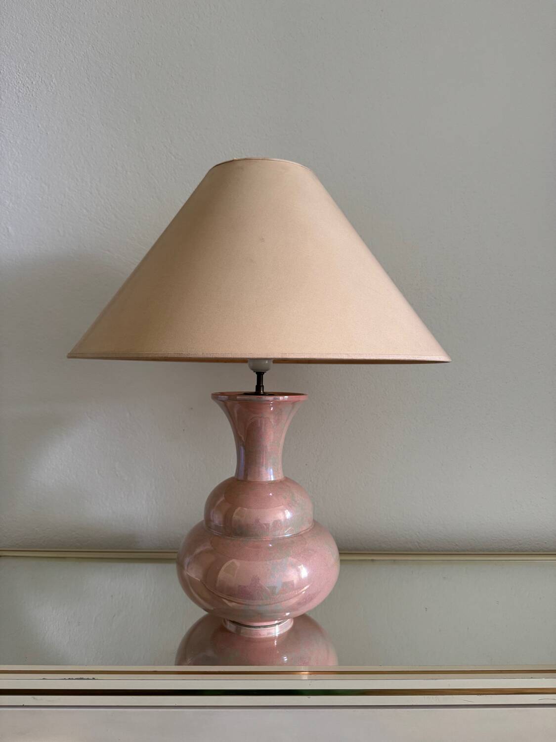 Charolles earthenware lamp from the 80s