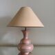 Lampe faïence Charolles années 80
