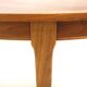 Scandinavian walnut dining table, Sweden, 1960