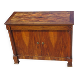 Buffet Empire, remarquable plateau en marqueterie