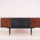 Vintage black  and rosewood sideboard