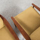 Midcentury Danish pair of easy chairs in teak by Arne Vodder for Glostrup