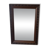Miroir ancien en bois sculpté