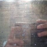 Antique letter tray, letters, in copper or brass - India