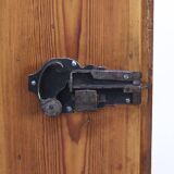 Rustic Farmhouse Folk Art Painted Bridal Wardrobe 1759