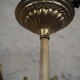 Chandelier 12 lamps with grapevines in crystal, bronze and regulated