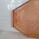 Art Deco Rosaline Style Pink Glass Tray