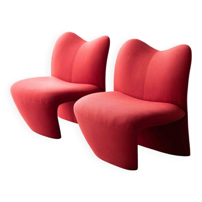 Set de 2 fauteuils lounge « Multipla » de Jane Dillon et Peter Wheeler.