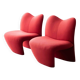 Set de 2 fauteuils lounge « Multipla » de Jane Dillon et Peter Wheeler.