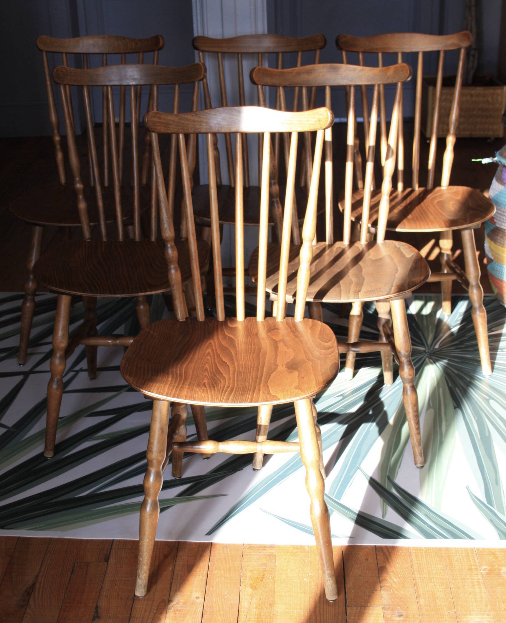 Set of 4 Tacoma Baumann bistro chairs