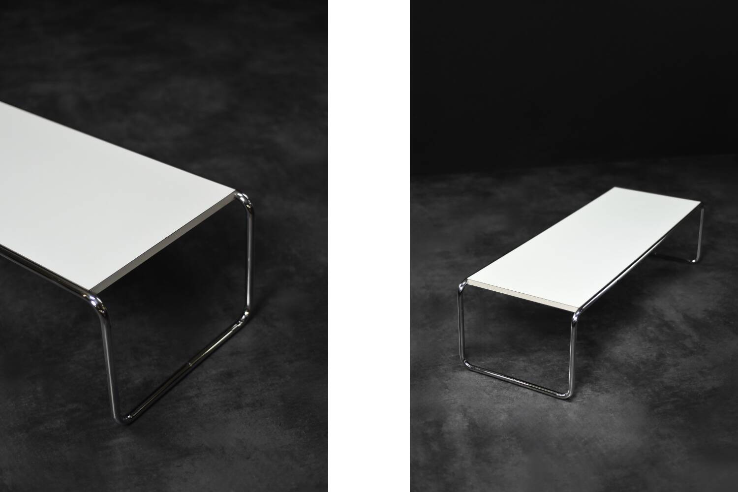 Mid-century modern Italian vintage coffee table Laccio Kiga by M. Breuer
