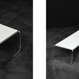 Table basse vintage italienne moderne du milieu du siècle dernier Laccio Kiga par M. Breuer