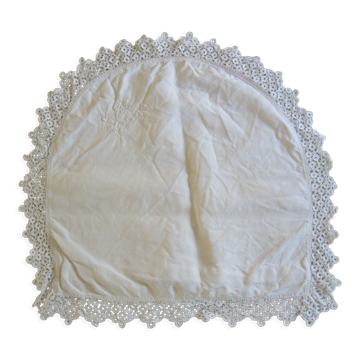 Taie d'oreiller enfant dentelle 1900