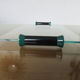Glass top and polycarbonate 80s era Memphis