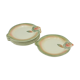 Set of 6 Digoin fish plates