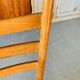 Paire de chaises italienne bois et corde