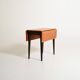 Table à rabats en pin massif scandinave, années 1960