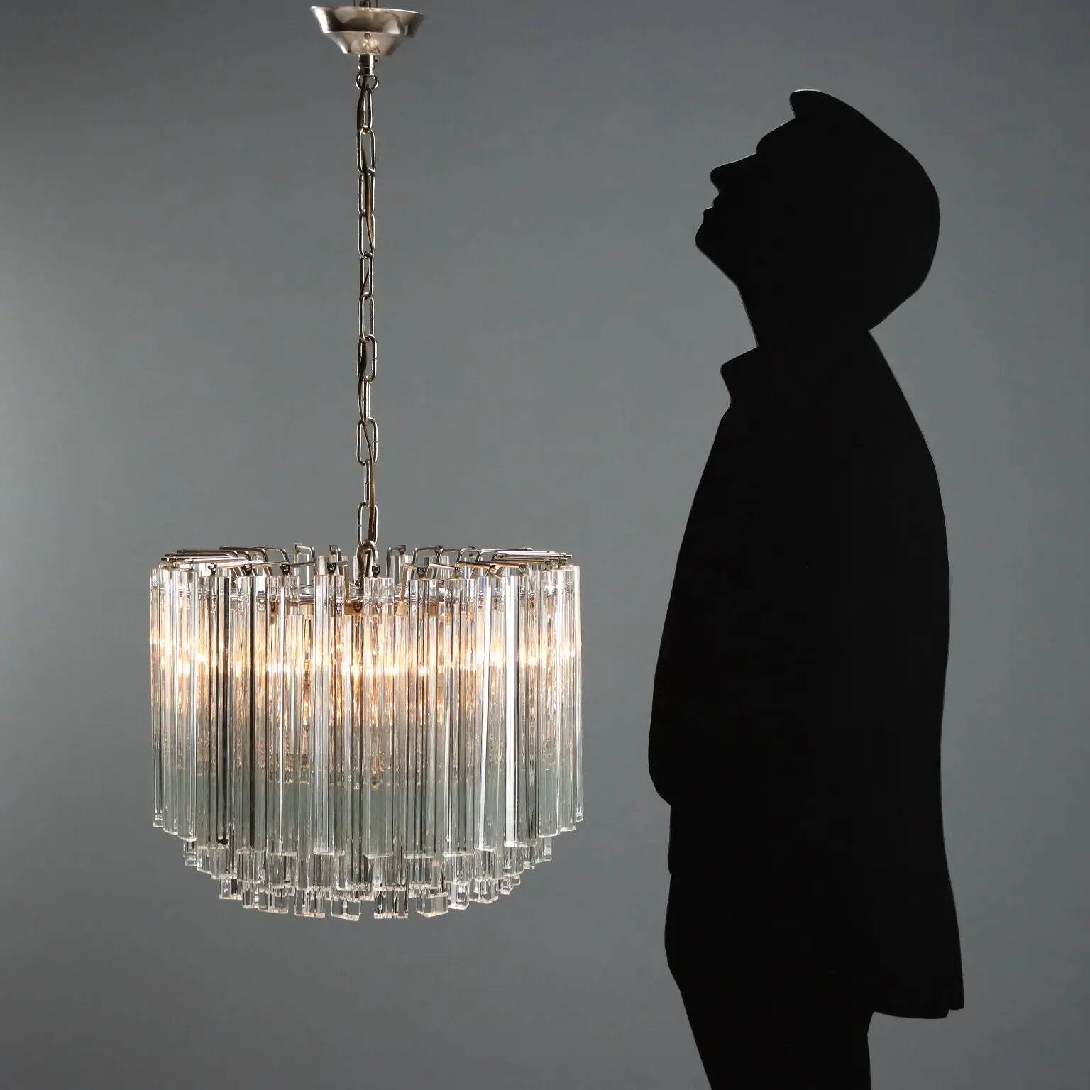 Vintage Murano glass pendant, Italian design, 1960s.