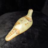 Vintage glazed ceramic bird