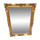 Miroir biseaute et bois doree
