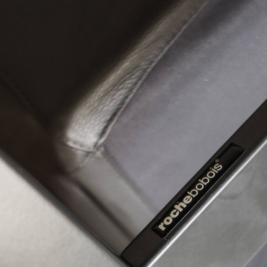 Kroken armchair + pouf designed by Ake Fribytter, published by Roche Bobois. France, 2000s.