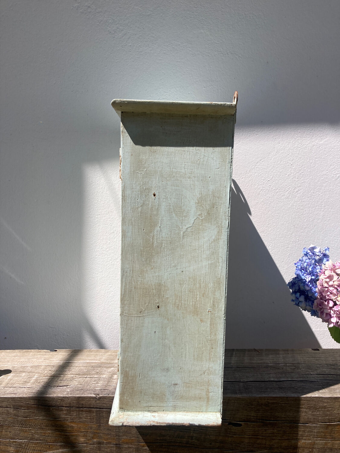 Handcrafted 1940 wooden medicine cabinet