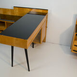 Ensemble modulaire de table, table de nuit et commode par M. Pozar, années 1960