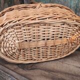 French vintage oval basket