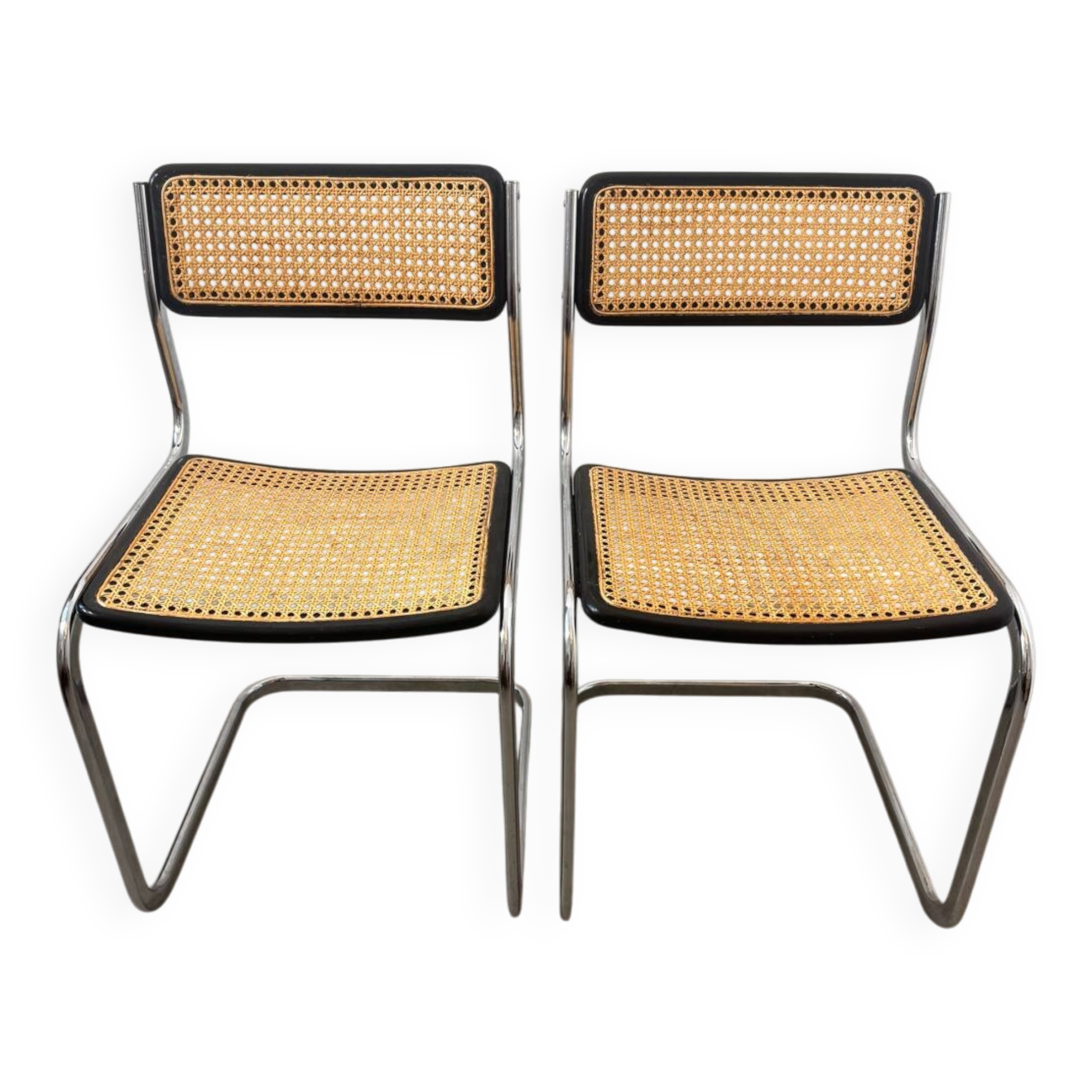 Pair of caned chairs ARRBEN