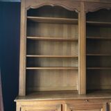 Solid oak library