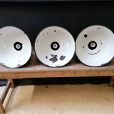 Industrial hanging lamps in enamelled metal, 50