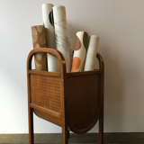 Wood worker turned cannage effect