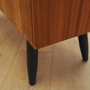 Mahogany display cabinet with glass front, Denmark, 1970s
