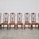 Chaises de salle à manger italiennes en frêne du milieu du siècle, années 1950
