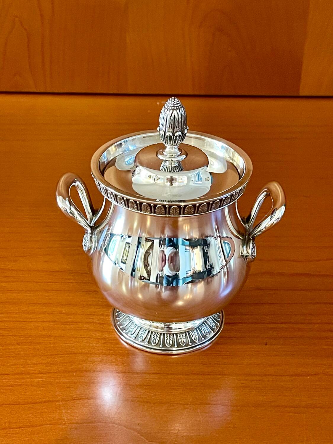 Christofle Malmaison 5-piece coffee and tea service with tray