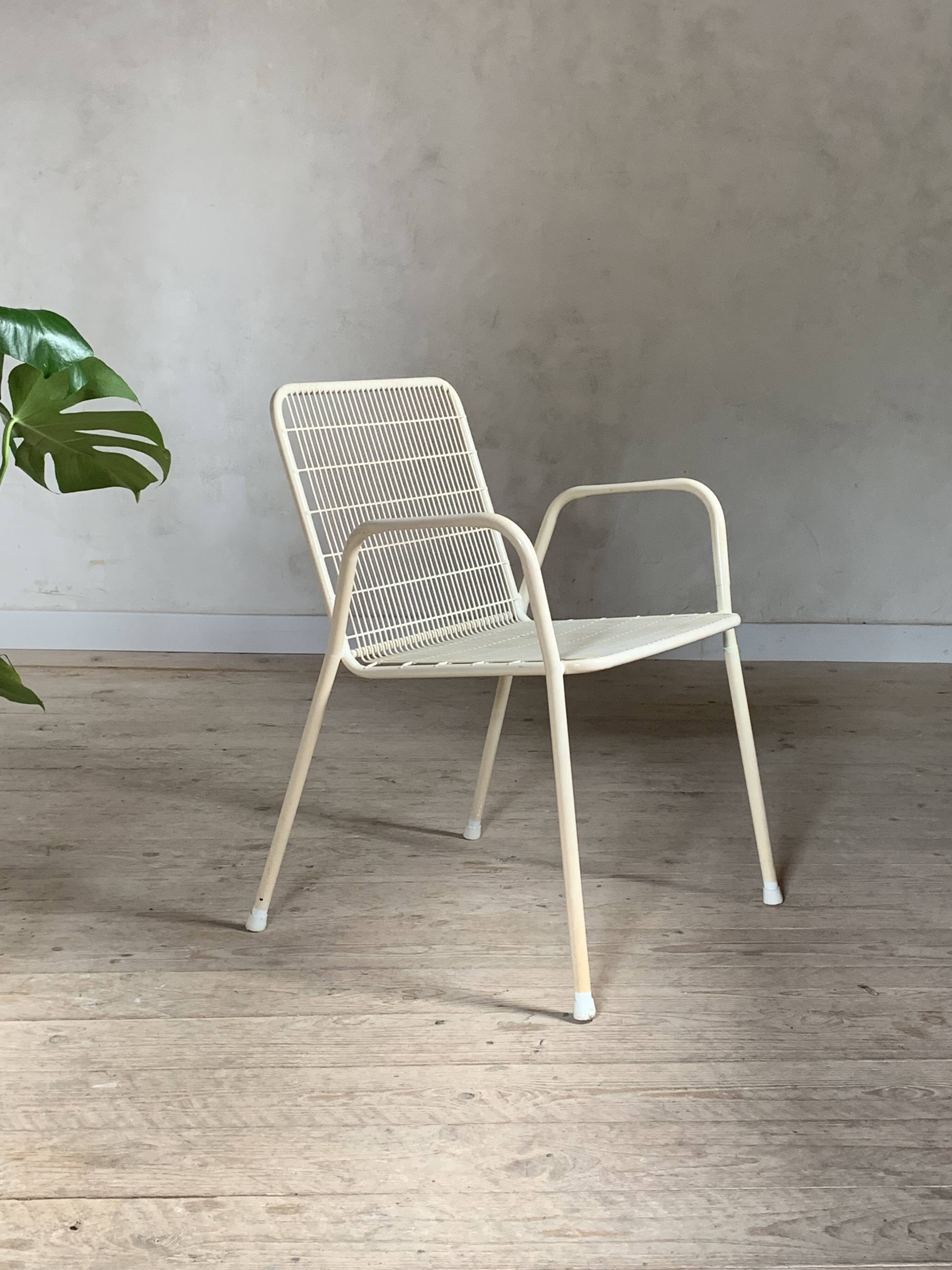 Vintage metal garden chair