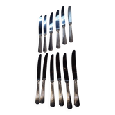 12 silver-plated knives – Gulden France