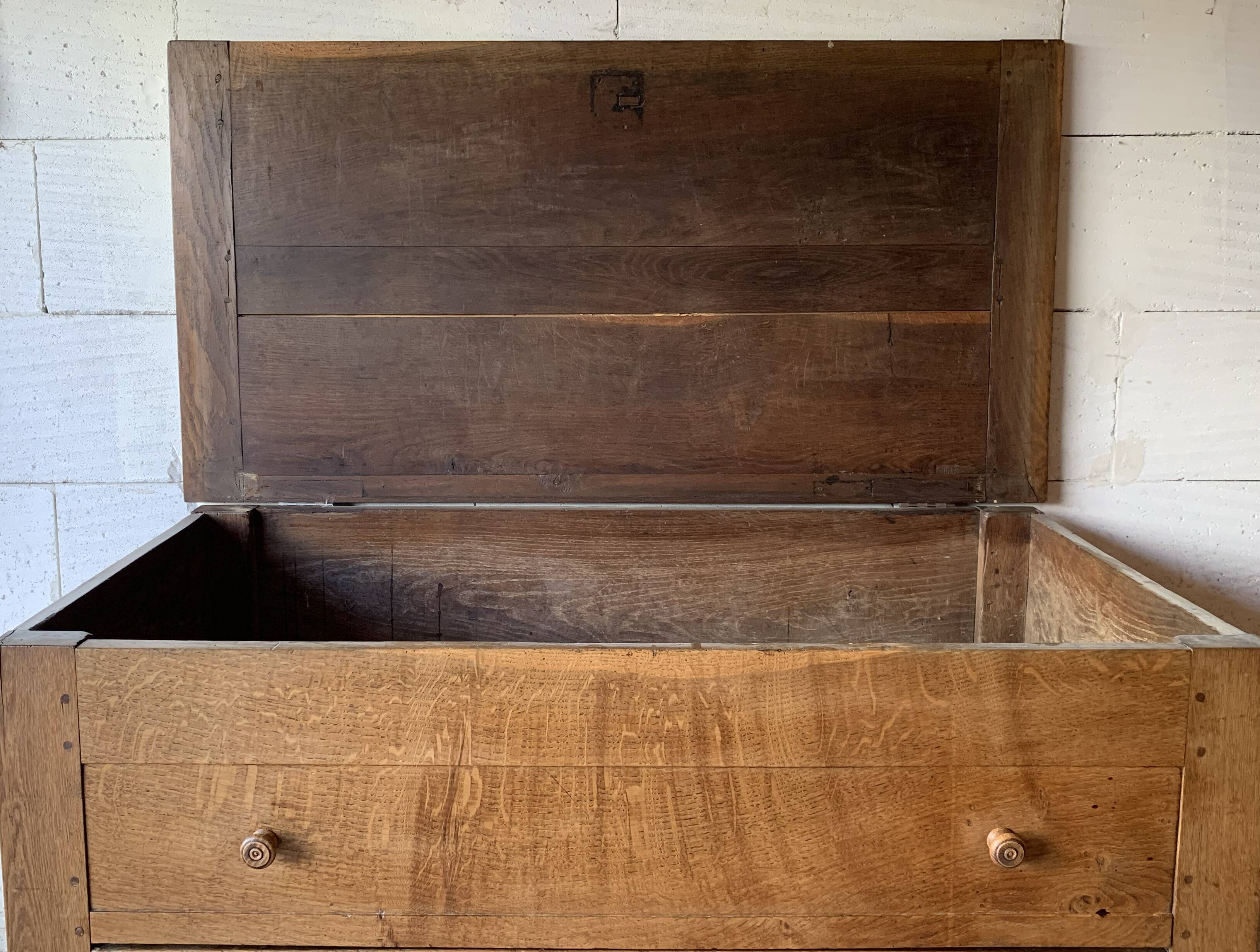 Chest of drawers, solid wood chest of drawers, 1950s