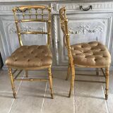 Old pair of theater chairs