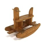 Cheval à bascule en bois, Suède, 1970