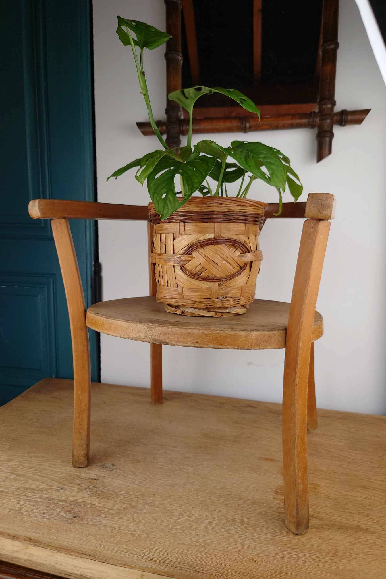 Antique Wooden Children's Chair - Baumann Style