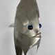 Fish in stainless steel Lighting object from Reinhard Stube