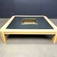 Vintage lacquer coffee table by Alain Delon for Maison Jansen, 1970s