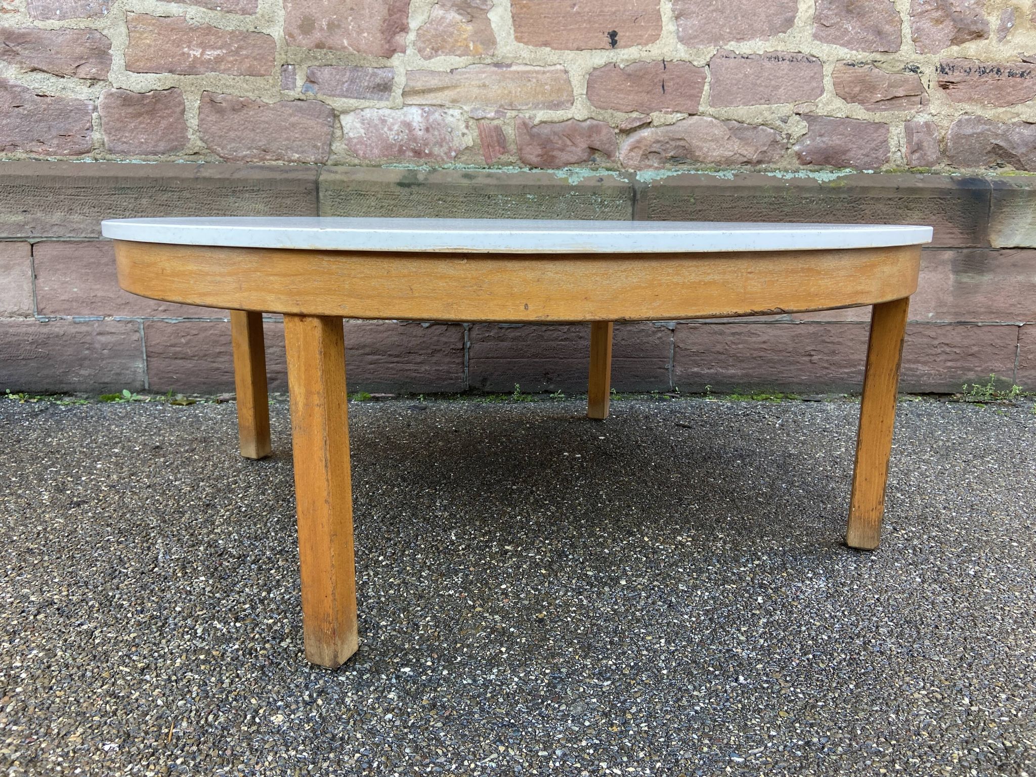 Table basse vintage 1970 french coffee table Mid-Century