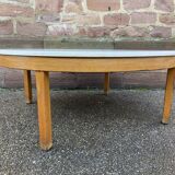 Table basse vintage 1970 french coffee table Mid-Century